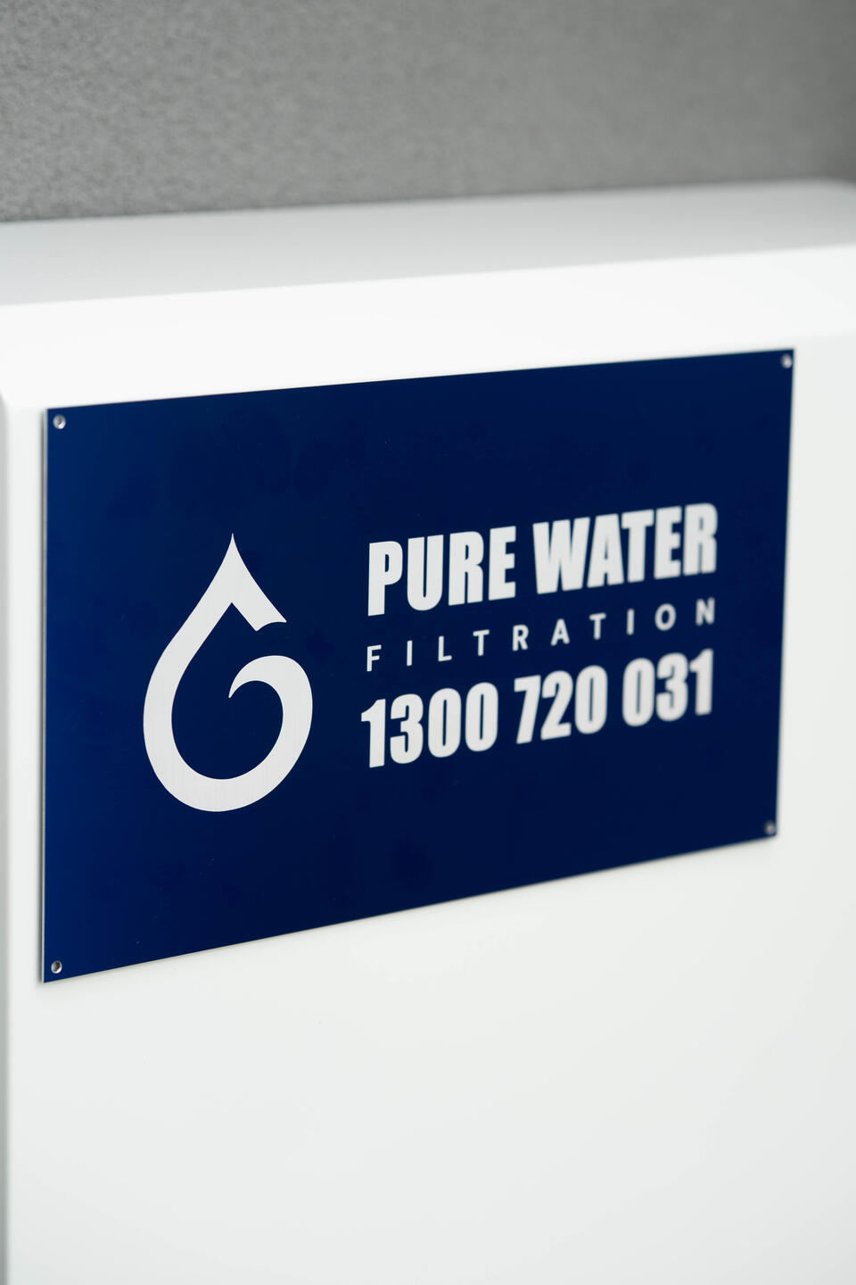 Pure Water Filtration whole house water filter installed at an Australian home